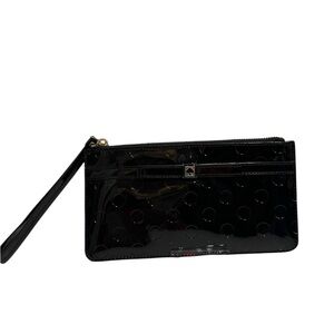 Kate Spade Black Patent Leather Wristlet / Clutc